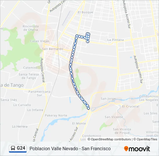 G24 Micro Line Map