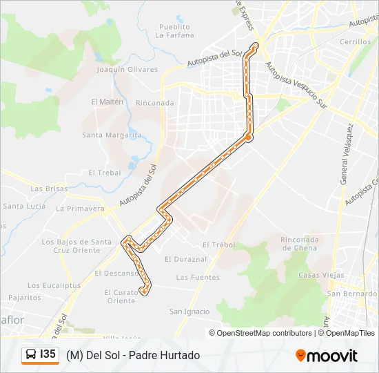 I35 Micro Line Map