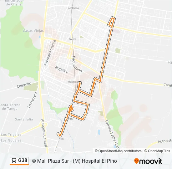 G38 Micro Line Map