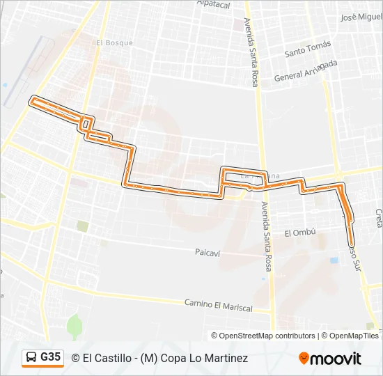 G35 Micro Line Map