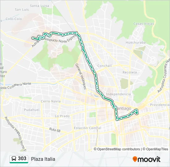 303 Micro Line Map