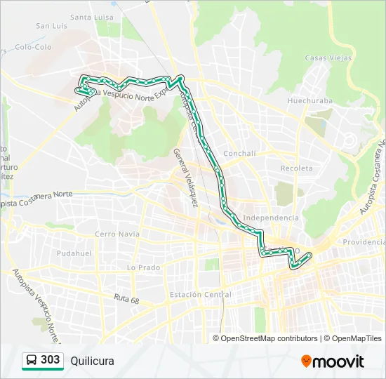 303 Micro Line Map