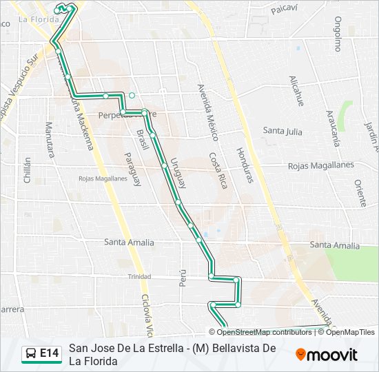 E14 Micro Line Map