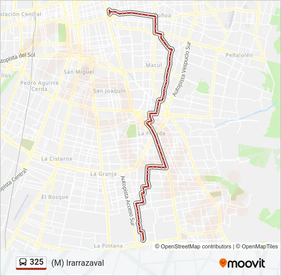 325 Micro Line Map