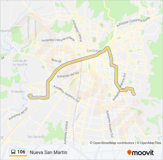 Mapa de 106 de Micro