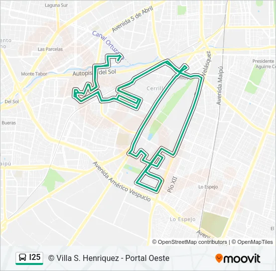 I25 Micro Line Map