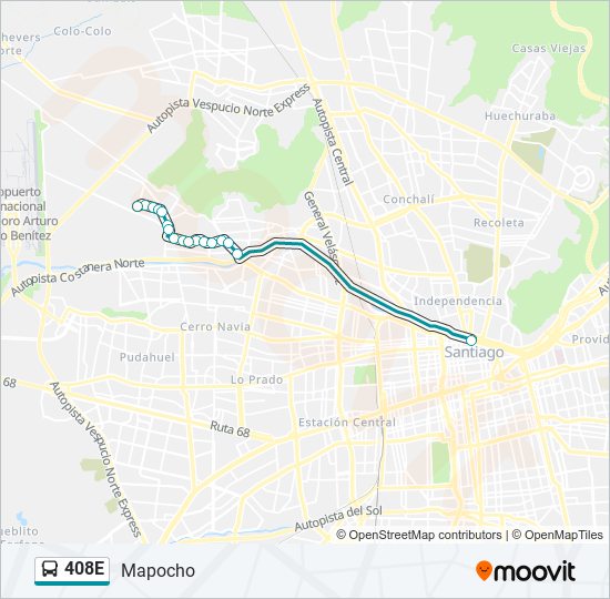 408E Micro Line Map