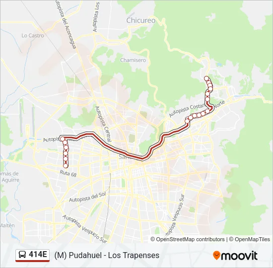 414E Micro Line Map