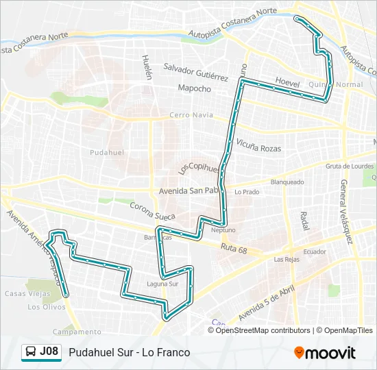 J08 Micro Line Map