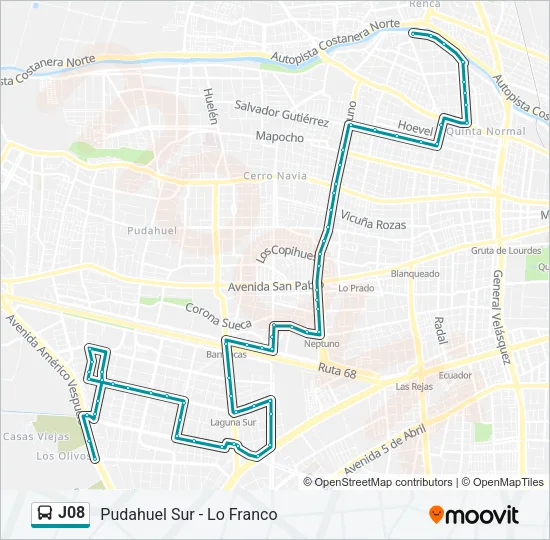 J08 Micro Line Map