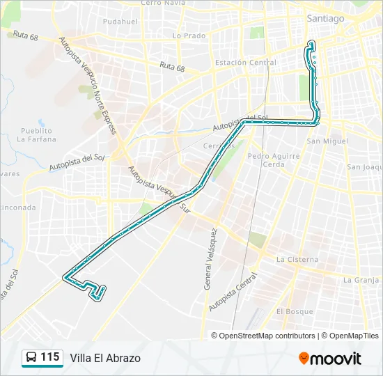 115 Micro Line Map