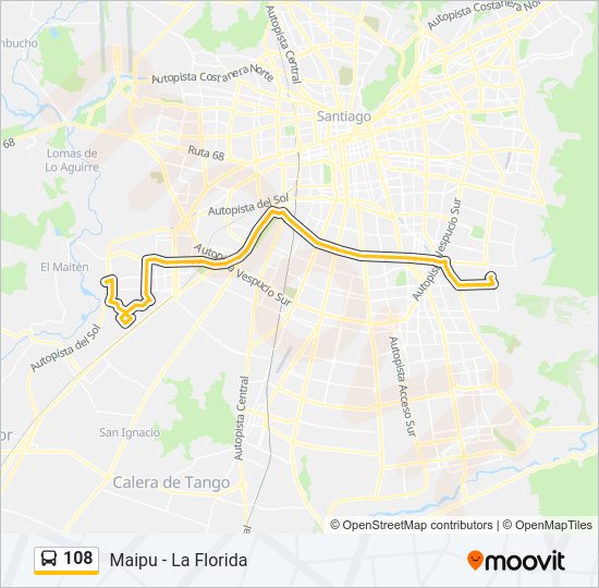 Mapa de 108 de Micro