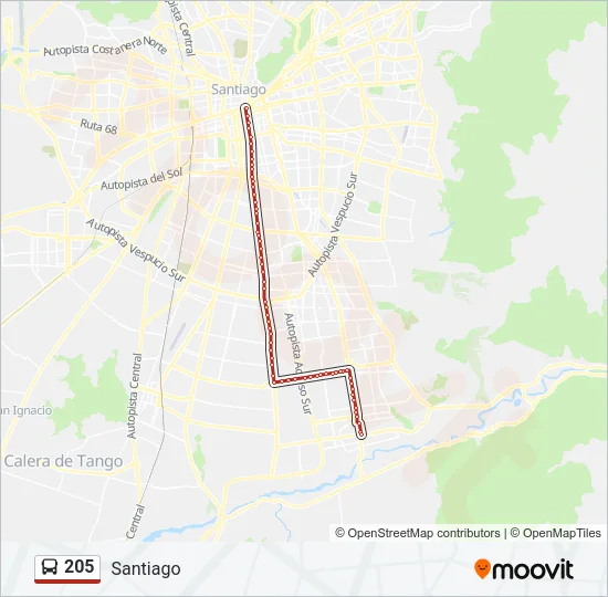205 Micro Line Map