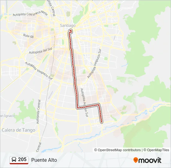 205 Micro Line Map