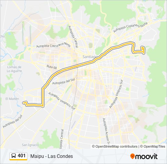 401 Micro Line Map