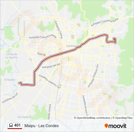 401 Micro Line Map