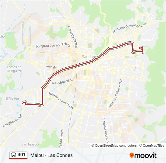 401 Micro Line Map