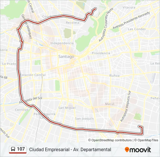 107 Micro Line Map