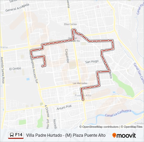 F14 Micro Line Map