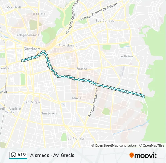 519 Micro Line Map