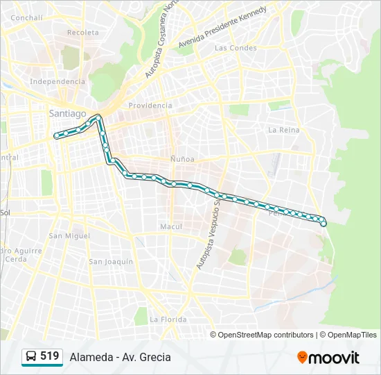 519 Micro Line Map