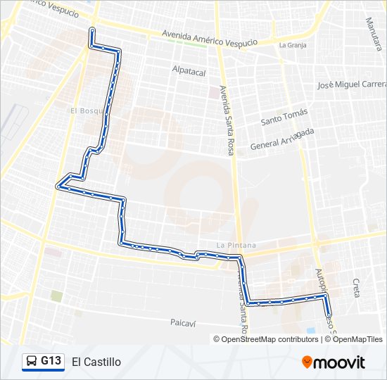 G13 micro Line Map