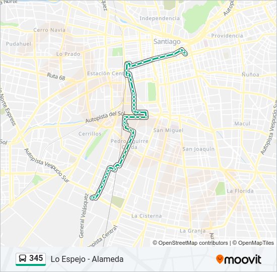 Mapa de 345 de Micro
