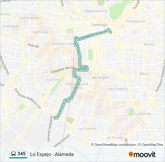 345 Micro Line Map