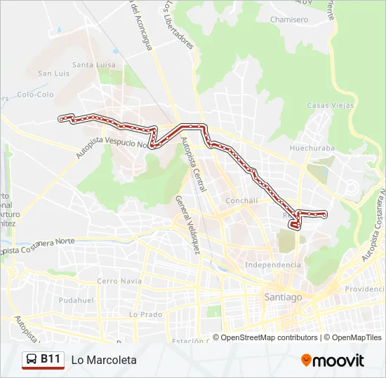 B11 Micro Line Map