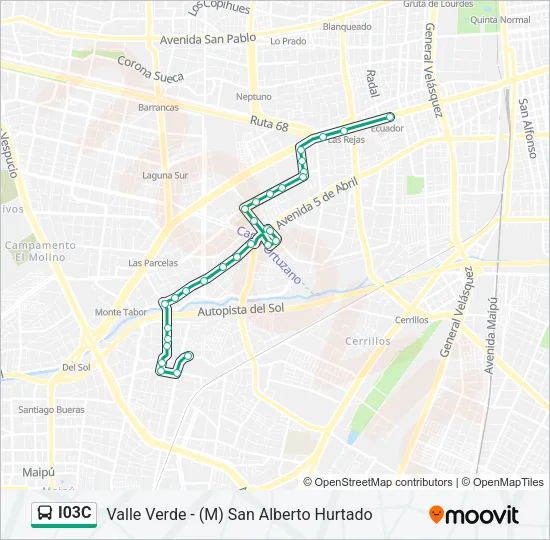 I03C Micro Line Map