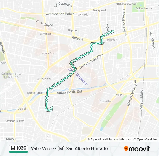 I03C Micro Line Map
