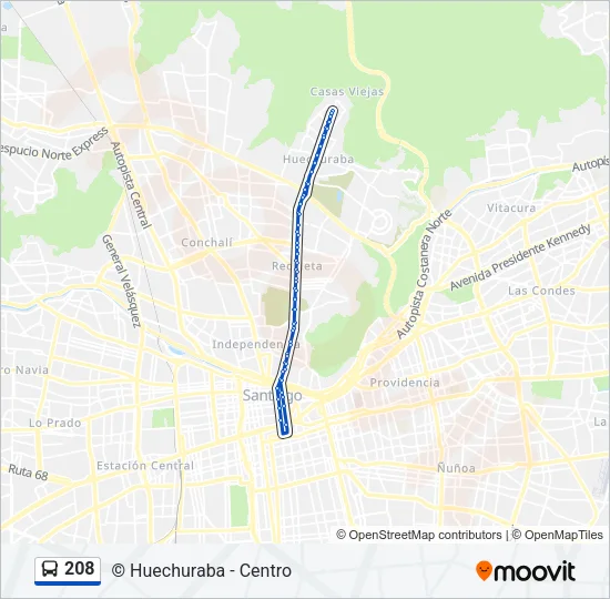 208 Micro Line Map