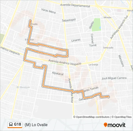 G18 Micro Line Map