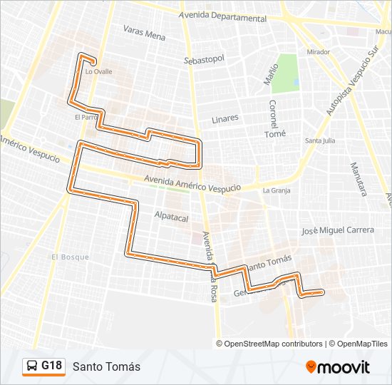 Mapa de G18 de Micro