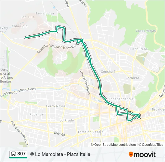307 Micro Line Map