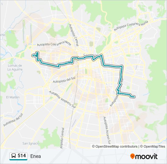 514 Micro Line Map