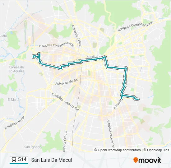 514 Micro Line Map