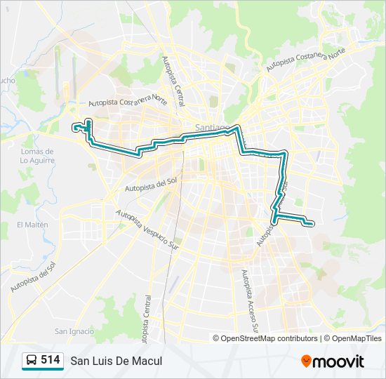 Mapa de 514 de Micro
