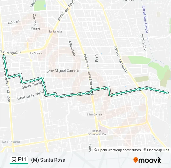 E11 Micro Line Map