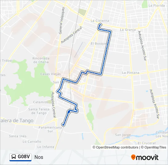 G08V Micro Line Map