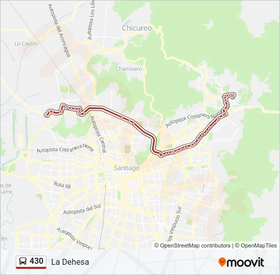 430 Micro Line Map