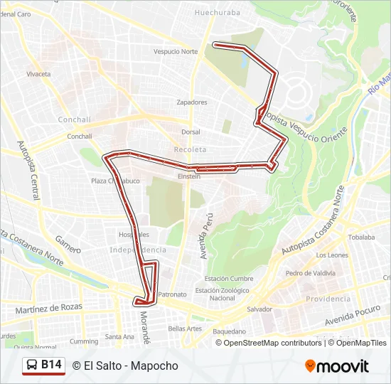 B14 Micro Line Map