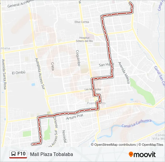 F10 Micro Line Map