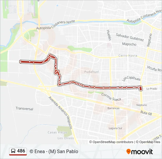 486 Micro Line Map