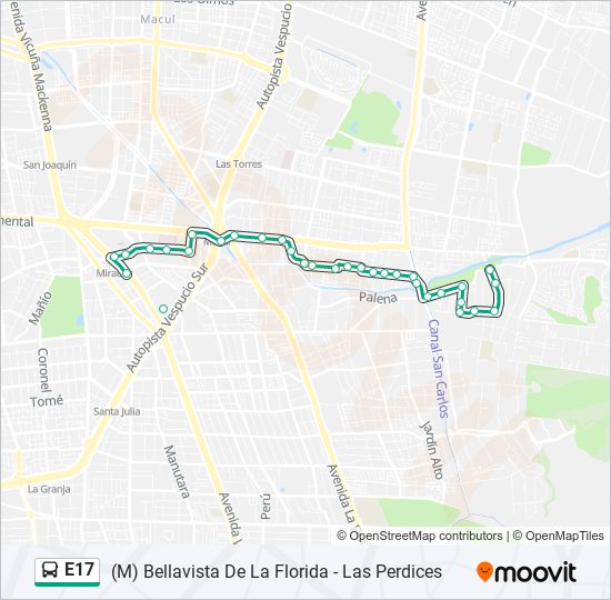 E17 Micro Line Map