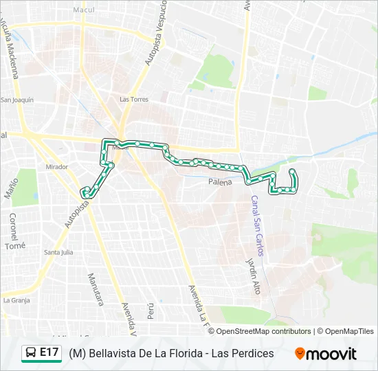 E17 Micro Line Map