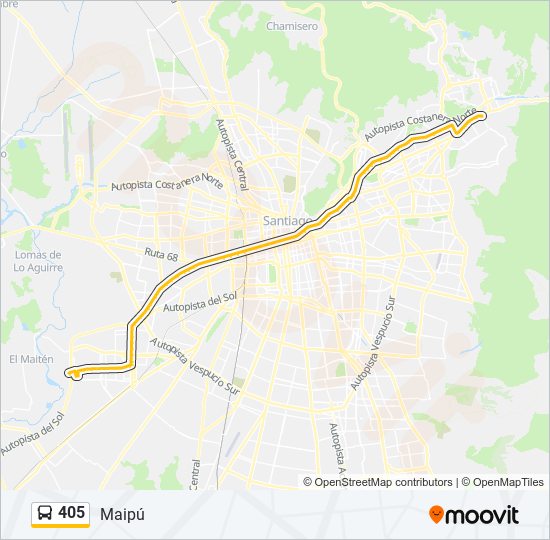 405 Micro Line Map