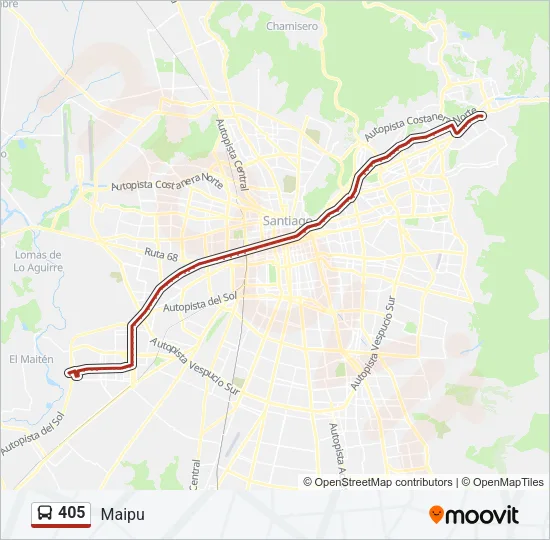 405 Micro Line Map