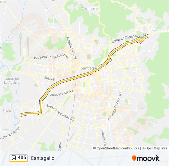 Mapa de 405 de Micro