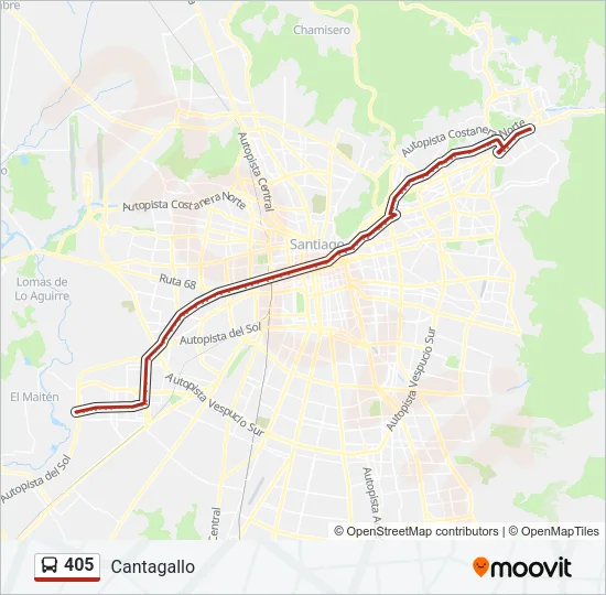 405 Micro Line Map